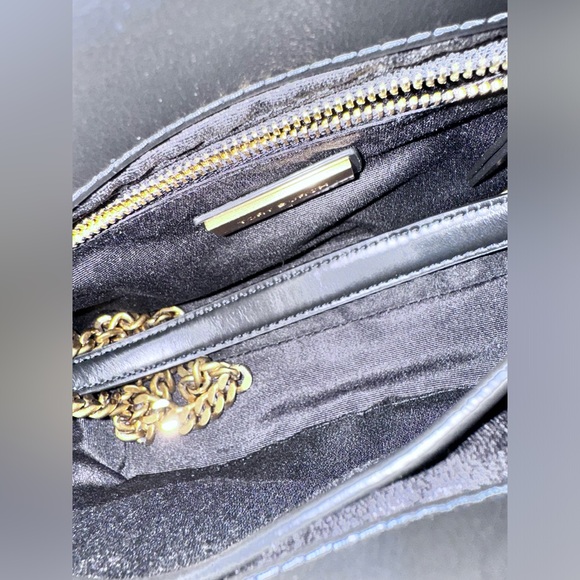 💸 Sale 💸 Authentic Tory Burch Black Diamond Quilt Kira Small Shoulder Bag 🛍️ - Picture 8 of 11